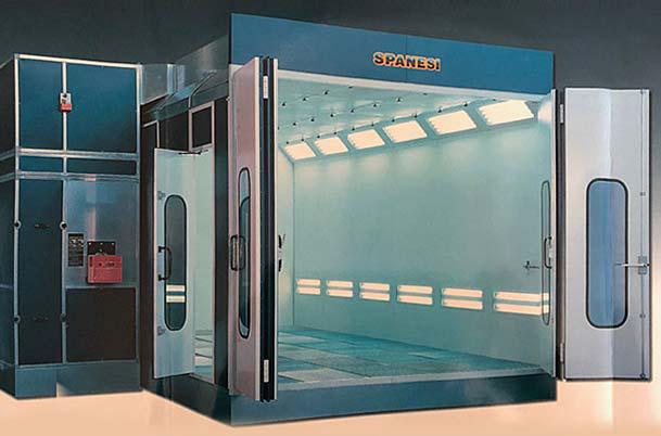 Cabines de pintura usada